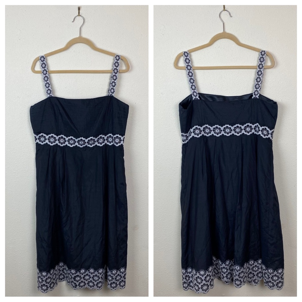 Antonio Melani | Plus Black Flowy Embroidered Sundress 14